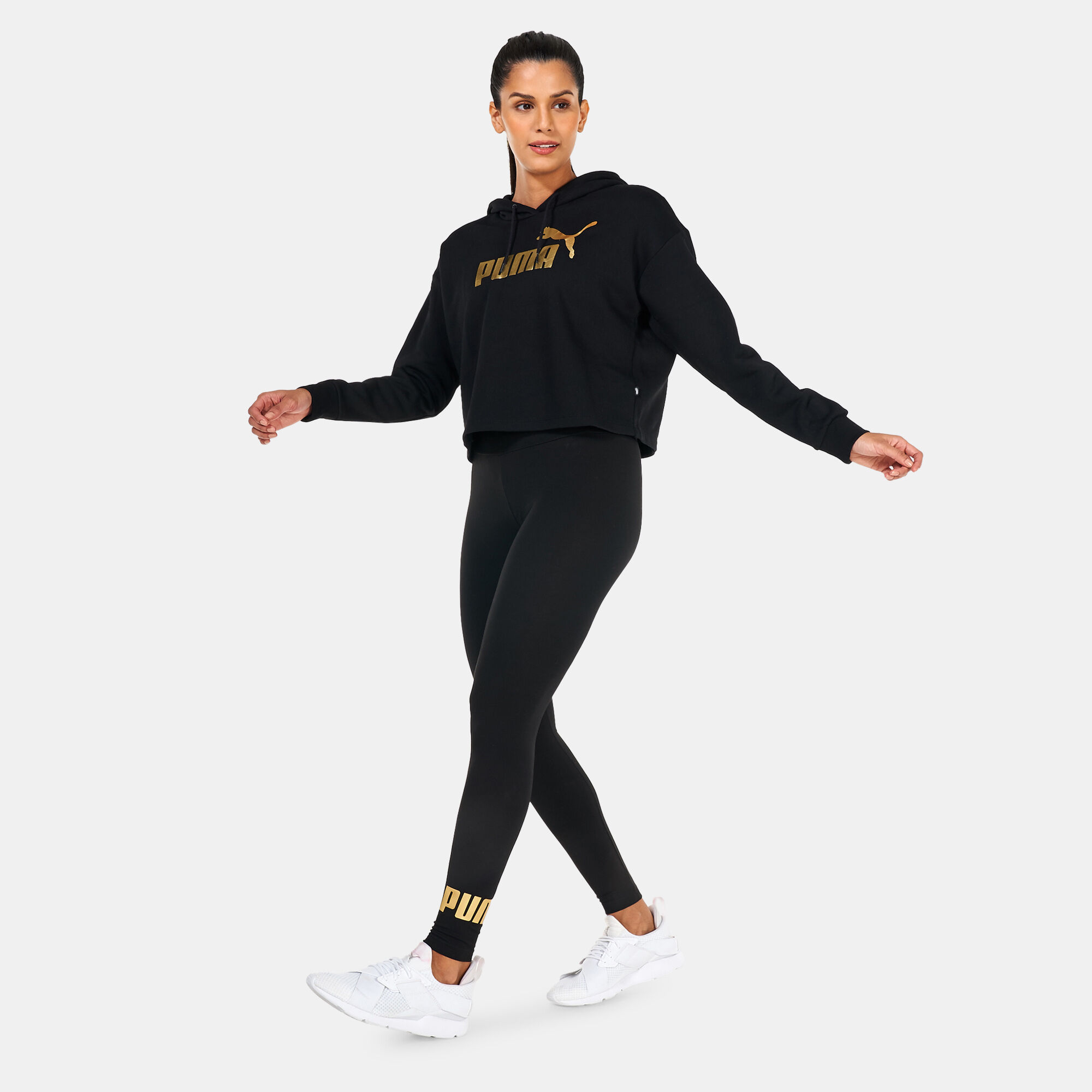 Puma metallic leggings hotsell