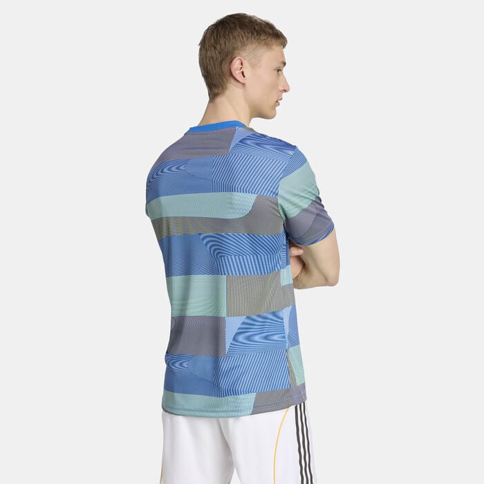 adidas Men's Real Madrid 25/26 Pre-Match Football Jersey Blue adidas Men's Real Madrid 25/26 Pre-Match Football Jersey Blue image number 1