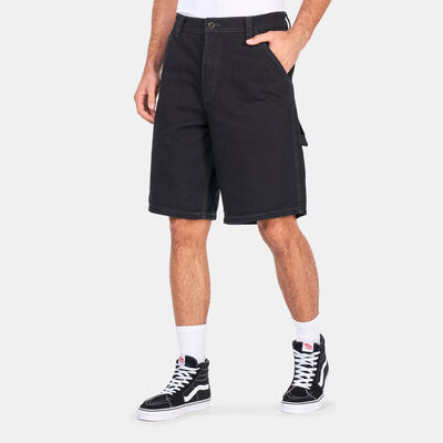 Vans Men's Drill Chore Loose Denim 22-inch Shorts Black Vans Men's Drill Chore Loose Denim 22-inch Shorts Black
