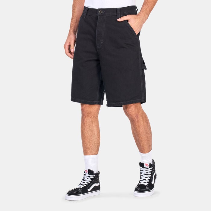 Vans Men's Drill Chore Loose Denim 22-inch Shorts Black Vans Men's Drill Chore Loose Denim 22-inch Shorts Black image number 0