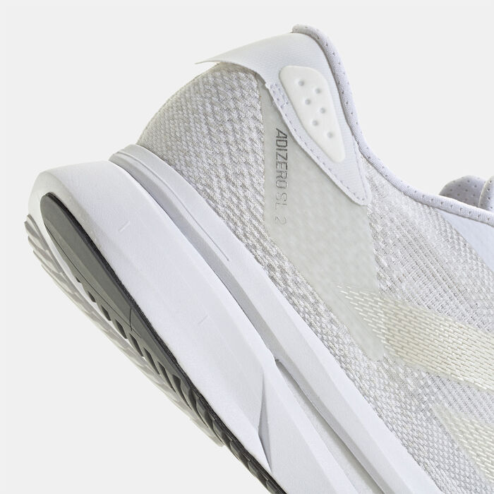 adidas Men's Adizero SL2 Running Shoes White adidas Men's Adizero SL2 Running Shoes White image number 5