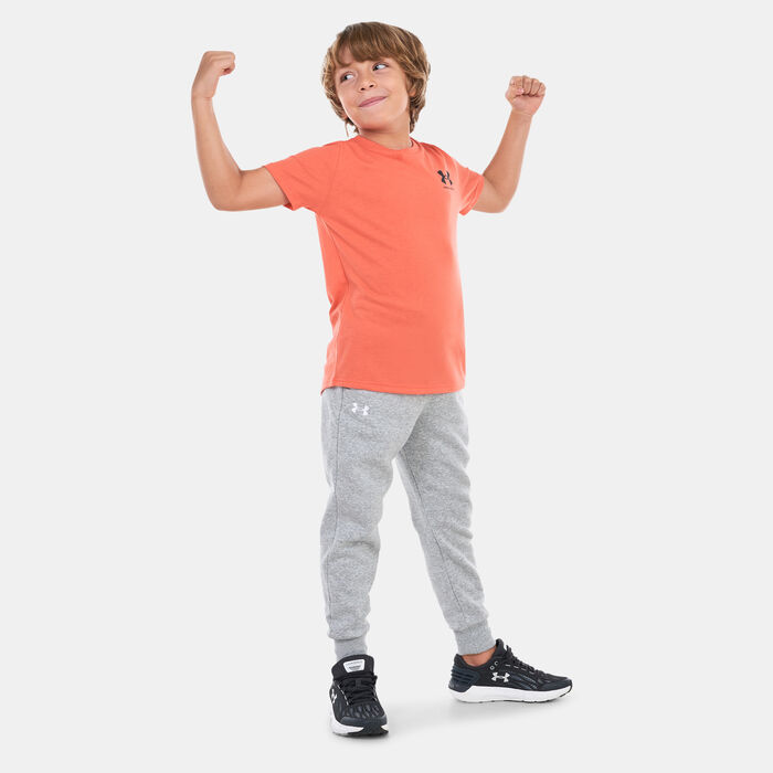 Under Armour Kids' UA Sportstyle Left Chest T-Shirt Red Under Armour Kids' UA Sportstyle Left Chest T-Shirt Red image number 2