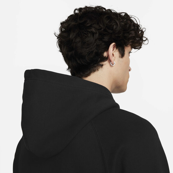 Nike Men's LeBron Pullover Fleece Hoodie Black image number 7