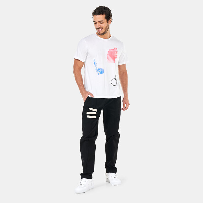 Tee Library Men's Straight Leg Stretch Woven Joggers Black Tee Library Men's Straight Leg Stretch Woven Joggers Black image number 2