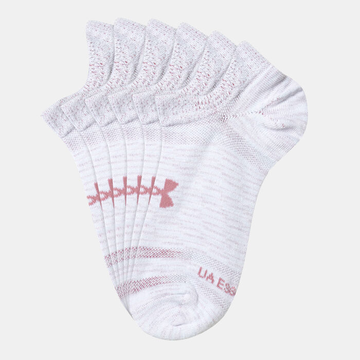 Under Armour Essential No-Show Socks (3 Pairs) Black Under Armour Essential No-Show Socks (3 Pairs) Black image number 0