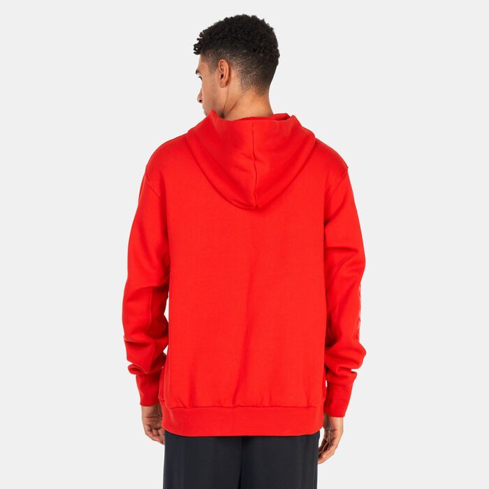 Jordan Men's NBA Chicago Bulls Courtside Statement Edition Fleece Hoodie Red Jordan Men's NBA Chicago Bulls Courtside Statement Edition Fleece Hoodie Red image number 1