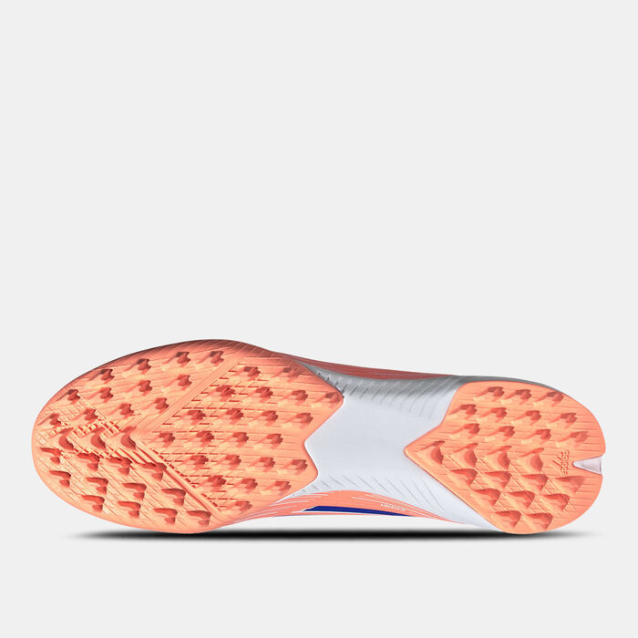 adidas Men's F50 League Turf Ground Football Shoes Orange image number 4