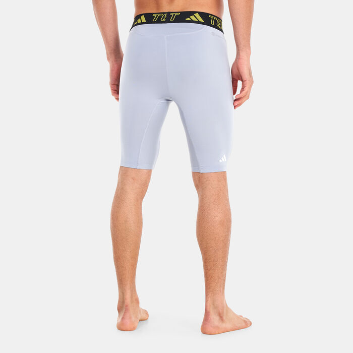 adidas Men’s Techfit Training Short Tights Grey adidas Men’s Techfit Training Short Tights Grey image number 1