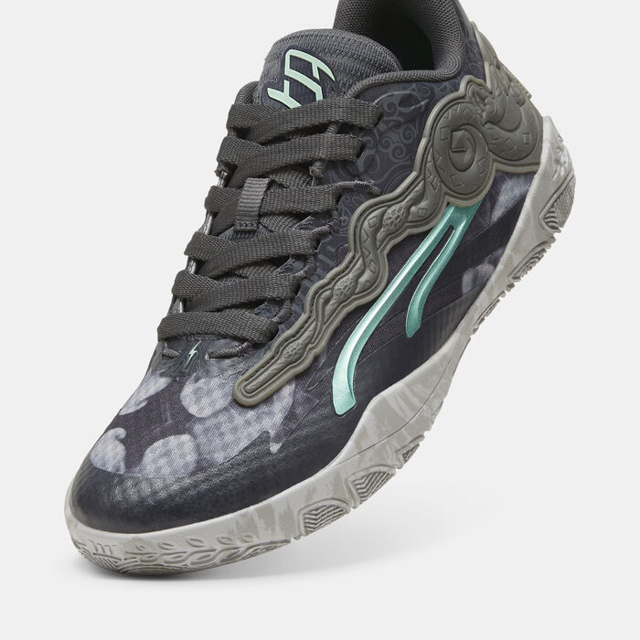 PUMA Women's Stewie x Harry Potter Stewie 3 Basketball Shoes Grey PUMA Women's Stewie x Harry Potter Stewie 3 Basketball Shoes Grey image number 4