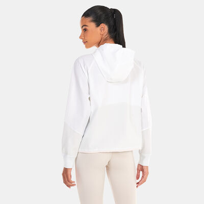 Under Armour Women's UA Woven Full-Zip Jacket White