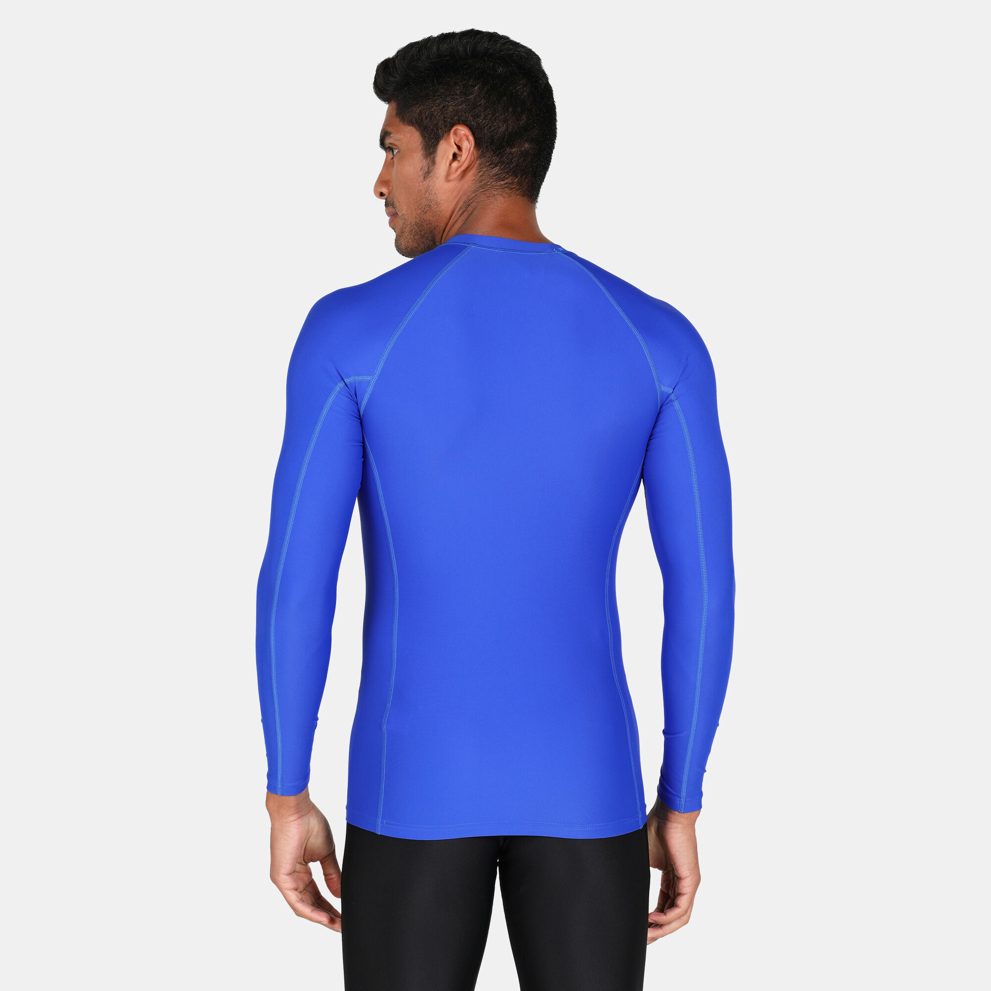 Buy Speedo Men s Essential Rashguard Swimming T Shirt Blue in KSA SSS