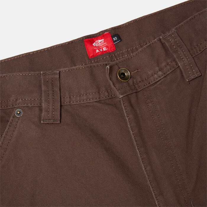 Vans Men's AVE Skate Drill Chore Carpenter Pants Brown image number 2