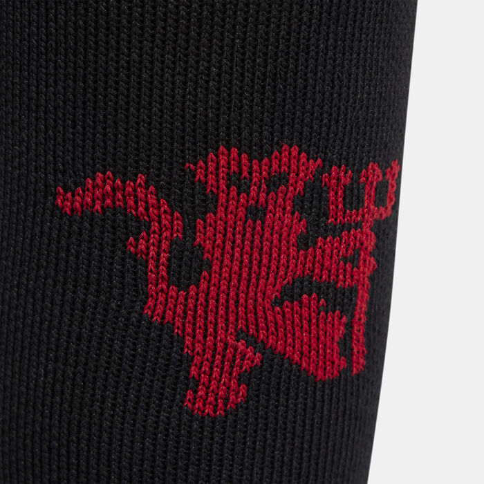 adidas Men's Manchester United 24/25 Home Football Over-The-Calf Socks Black adidas Men's Manchester United 24/25 Home Football Over-The-Calf Socks Black image number 1