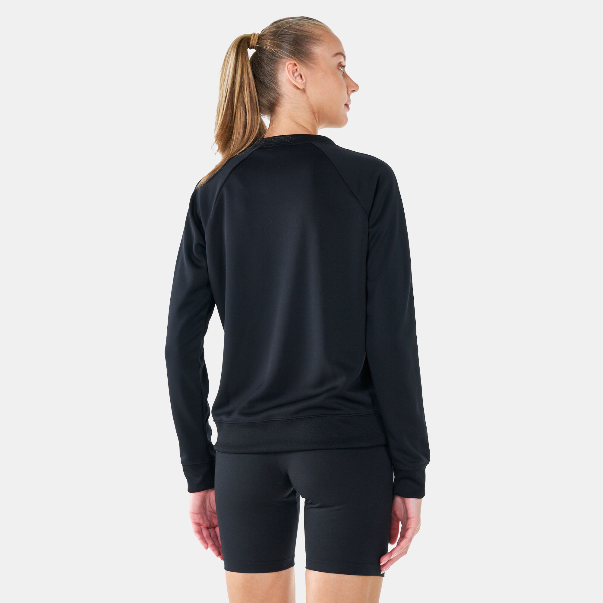 Women s Sportswear Logo Tape Crew Sweatshirt Black Nike in KSA SSS
