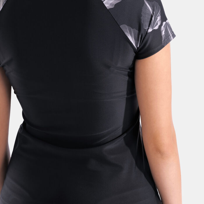 Arena Women's Modesty Swimming Rashguard Black Arena Women's Modesty Swimming Rashguard Black image number 4