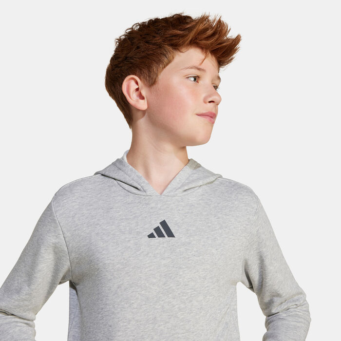 adidas Kids' Smileyworld Hoodie Grey adidas Kids' Smileyworld Hoodie Grey image number 4