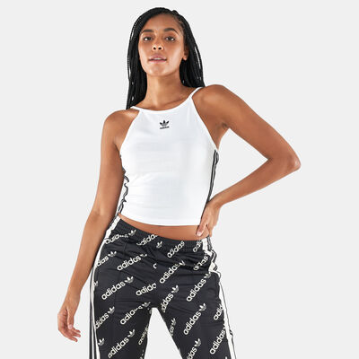 adidas Originals Women's Adicolor Classics Tank Top White adidas Originals Women's Adicolor Classics Tank Top White