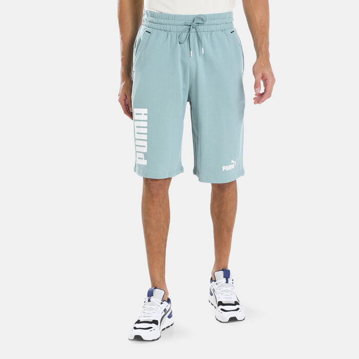PUMA Men's Power Colourblock 11-inch Shorts Blue image number 0