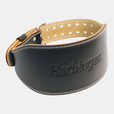 Harbinger 6 Inch Padded Leather Belt Black Harbinger 6 Inch Padded Leather Belt Black