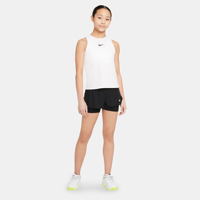 Nike Kids' Court Dri-FIT Victory Tank Top (Older Kids) White image number 2