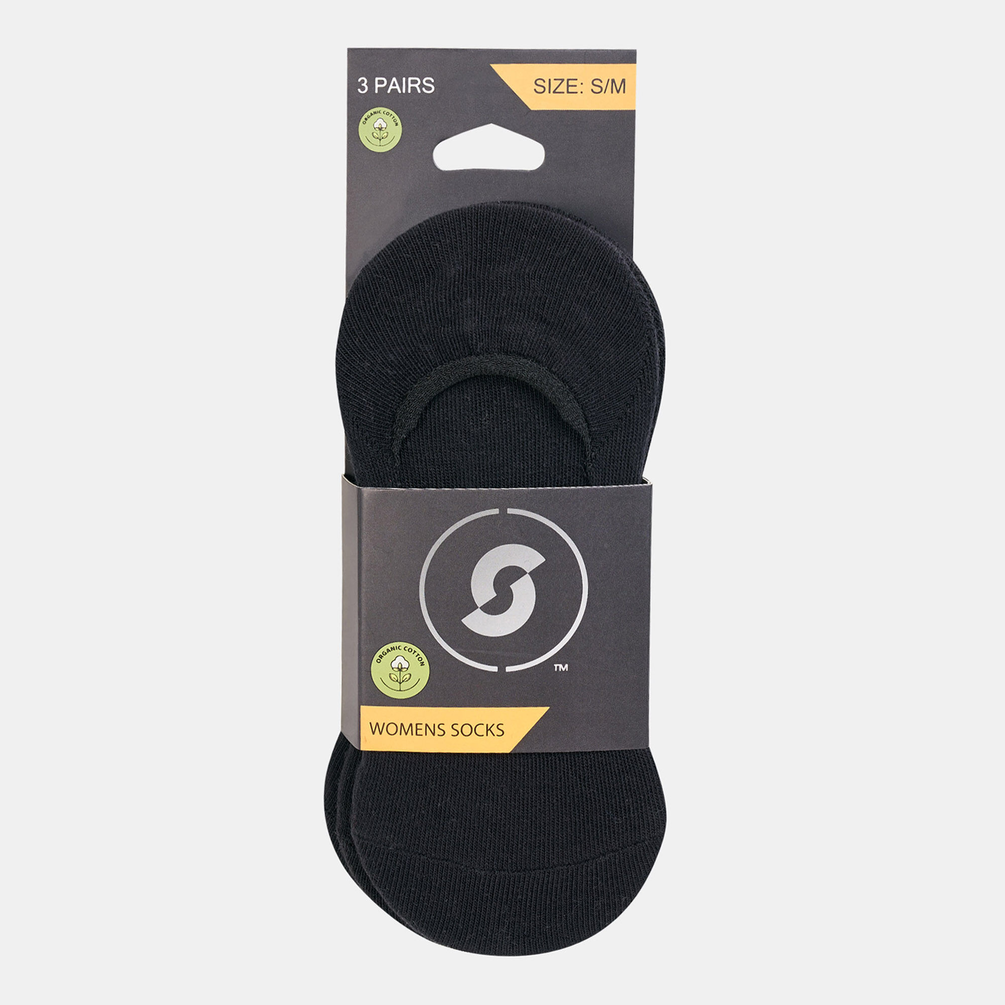 Women s Invisible Socks 3 Pack S M