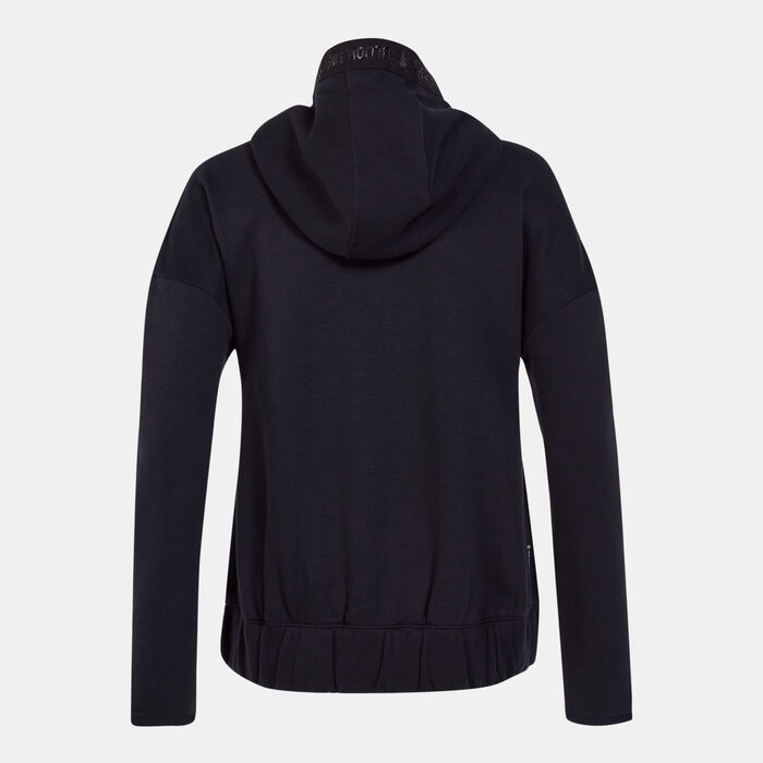 Under Armour Women's Project Rock Charged Cotton® Hoodie Black in KSA | SSS