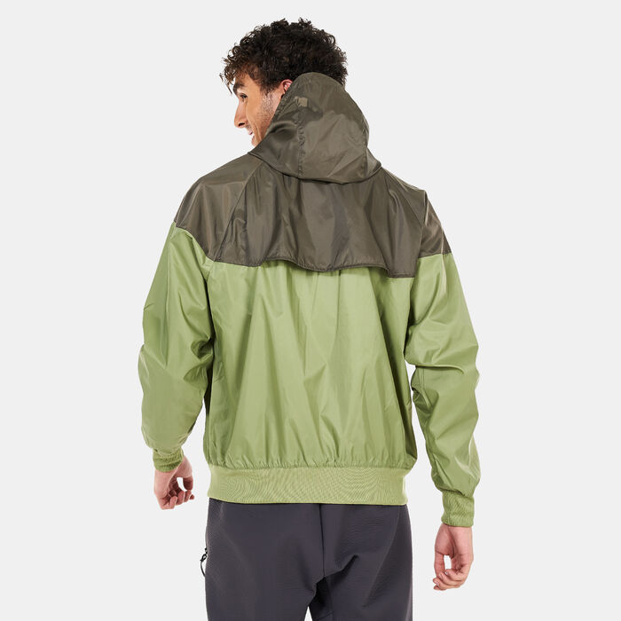 Nike Men's Sportswear Windrunner Hooded Jacket Green Nike Men's Sportswear Windrunner Hooded Jacket Green image number 1