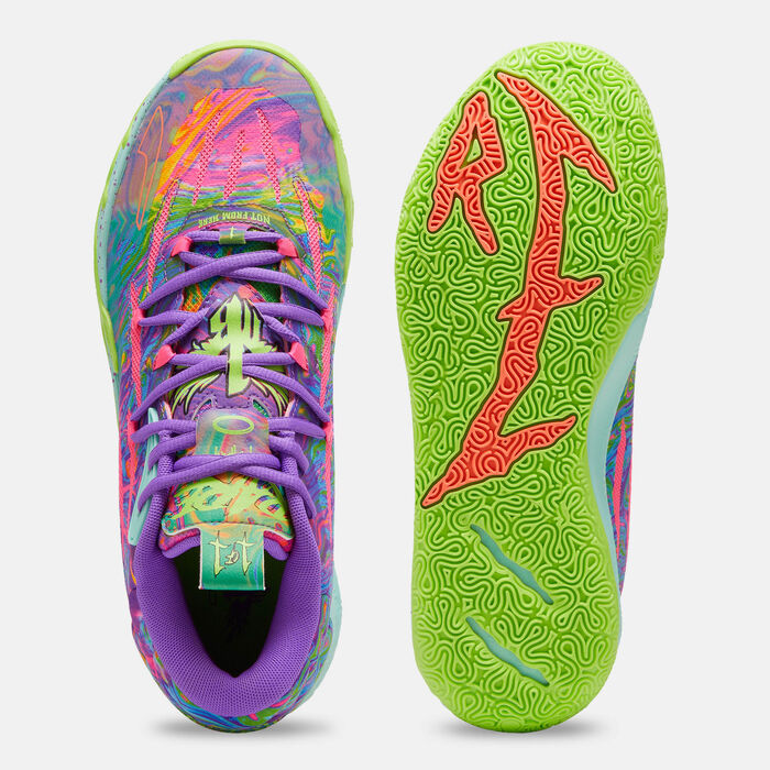 PUMA Men's MB.03 Basketball Shoes Purple PUMA Men's MB.03 Basketball Shoes Purple image number 3