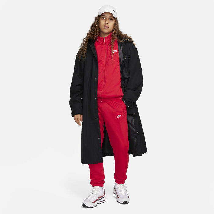 Nike Men's Club Poly-Knit Tracksuit Red image number 8