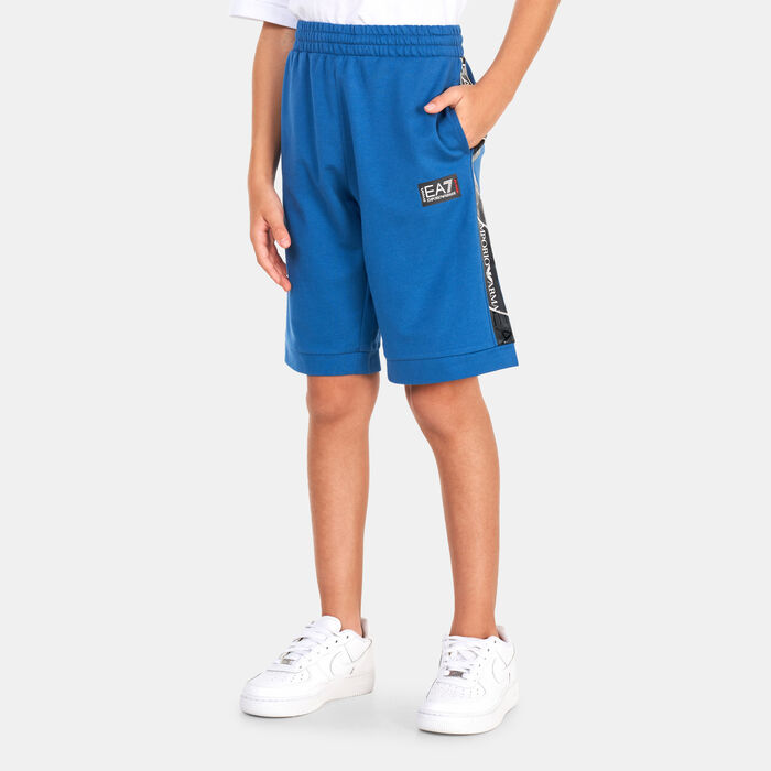 EA7 Emporio Armani Kids' Logo Series Bermuda Shorts Blue image number 0