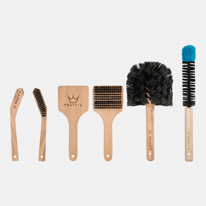 Peaty’s Peaty's Bicycle Brush Set (Bog / Detail / Drivetrain / Tyre) Multi-Color Peaty’s Peaty's Bicycle Brush Set (Bog / Detail / Drivetrain / Tyre) Multi-Color image number 0