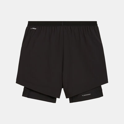PUMA Men's ULTRAWEAVE Everyday Running 2-in-1 Shorts Black
