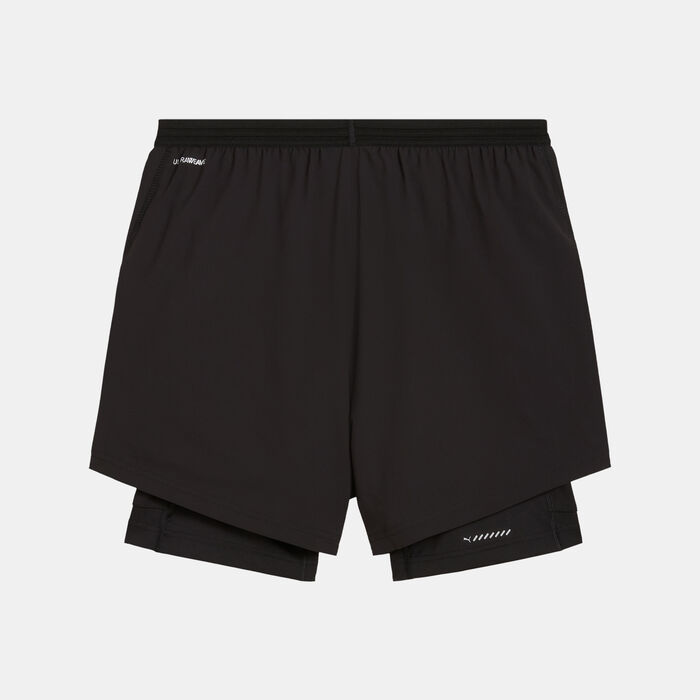 PUMA Men's ULTRAWEAVE Everyday Running 2-in-1 Shorts Black PUMA Men's ULTRAWEAVE Everyday Running 2-in-1 Shorts Black image number 1