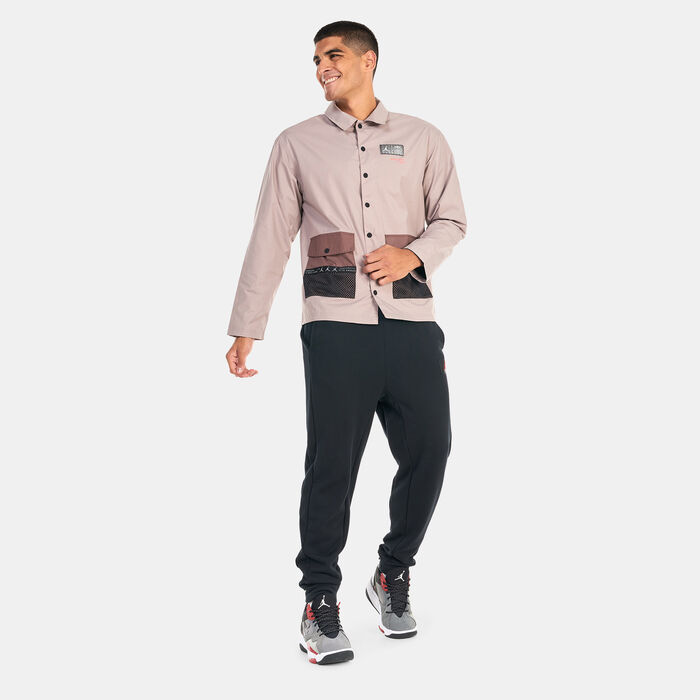 Jordan Men's Paris Saint-Germain Woven Jacket Brown Jordan Men's Paris Saint-Germain Woven Jacket Brown image number 2