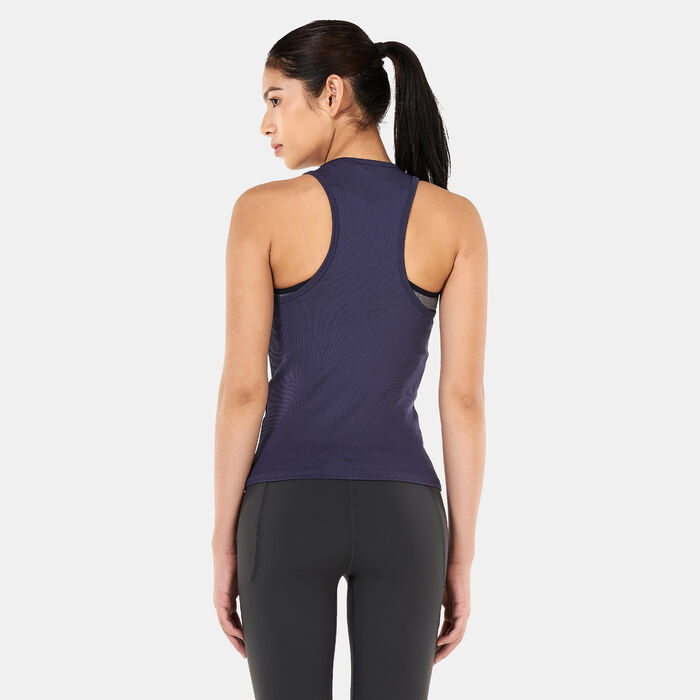 Under Armour Women's Project Rock Rib Tank Top Purple Under Armour Women's Project Rock Rib Tank Top Purple image number 1