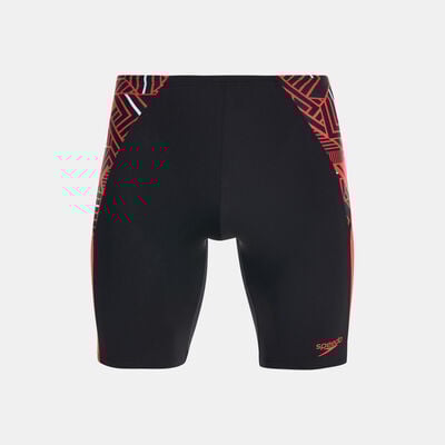 Speedo Men's ECO Endurance+ Splice Mid Jammer Shorts Black Speedo Men's ECO Endurance+ Splice Mid Jammer Shorts Black