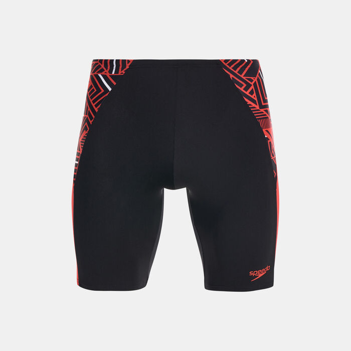 Speedo Men's ECO Endurance+ Splice Mid Jammer Shorts Black Speedo Men's ECO Endurance+ Splice Mid Jammer Shorts Black image number 0