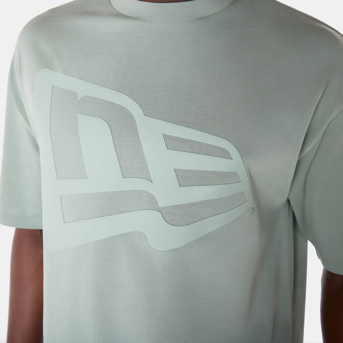 New Era Men's Flag T-Shirt Green New Era Men's Flag T-Shirt Green image number 4