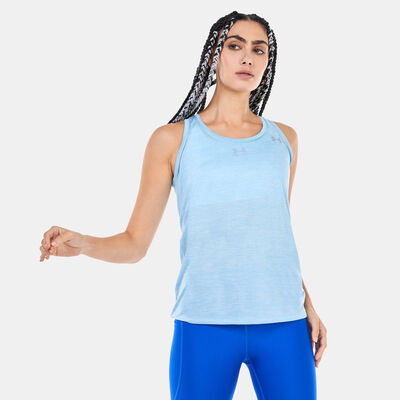 Under Armour Women's UA Tech™ Training Tank Top Blue Under Armour Women's UA Tech™ Training Tank Top Blue