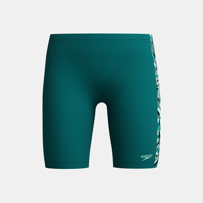 Speedo Kids' Digital Panel Swimming Jammers Green Speedo Kids' Digital Panel Swimming Jammers Green