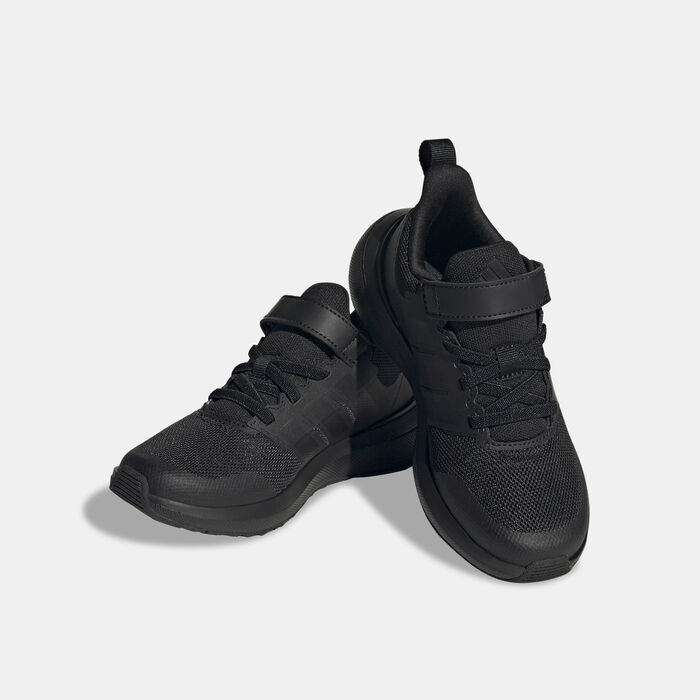 adidas Kids' FortaRun 2.0 Cloudfoam Velcro Shoes Black adidas Kids' FortaRun 2.0 Cloudfoam Velcro Shoes Black image number 1