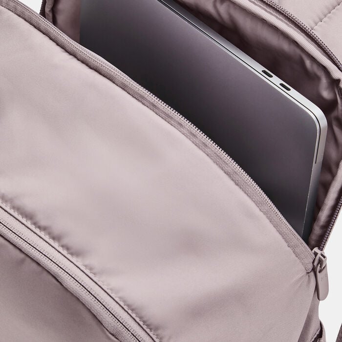 Under Armour Women's Studio Campus Backpack Grey Under Armour Women's Studio Campus Backpack Grey image number 4
