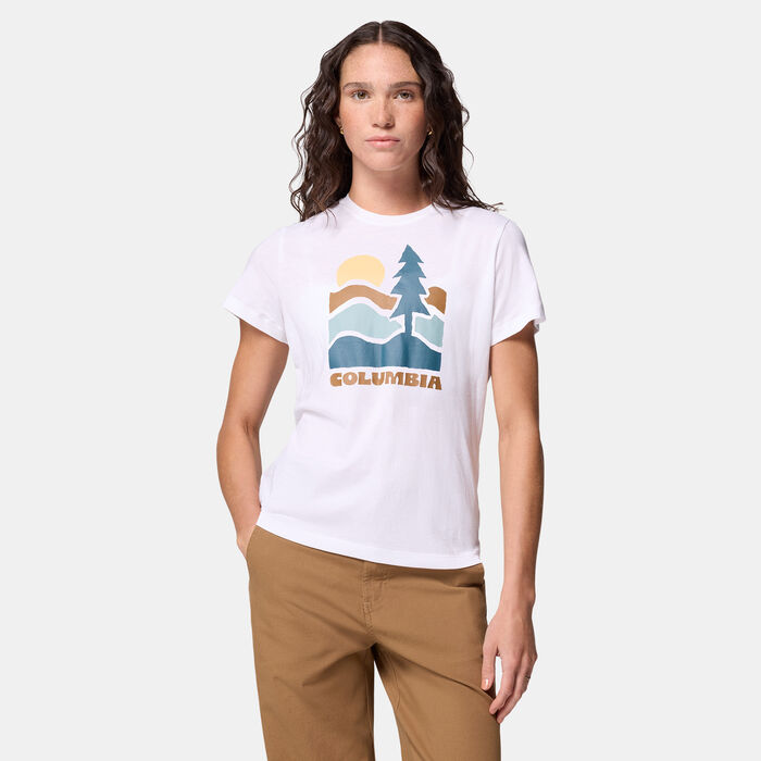 Columbia Women's Ruby Springs Graphic T-Shirt White image number 0