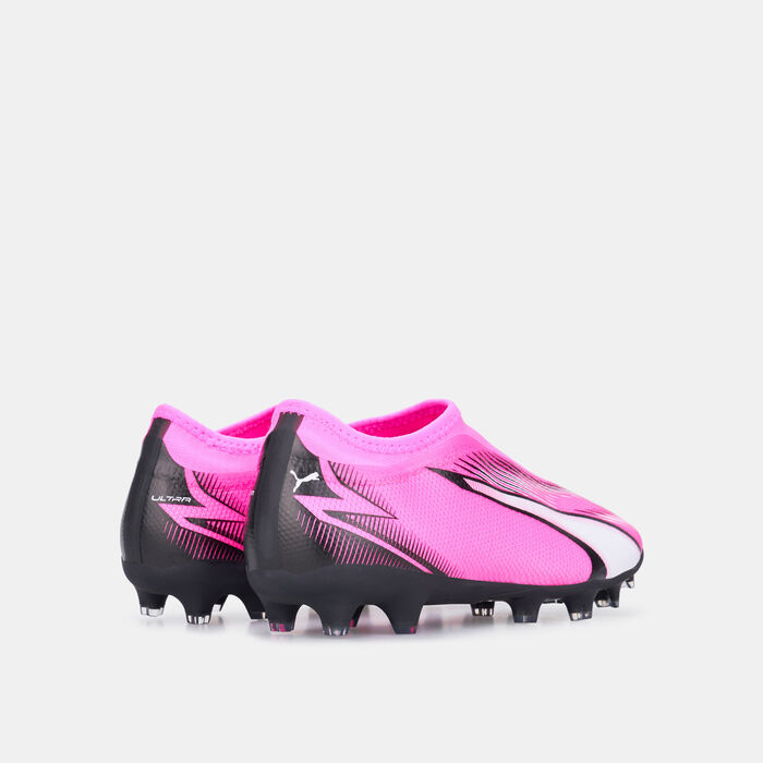 PUMA Kids' ULTRA MATCH Firm Ground/Artificial Ground Football Shoes Pink image number 6