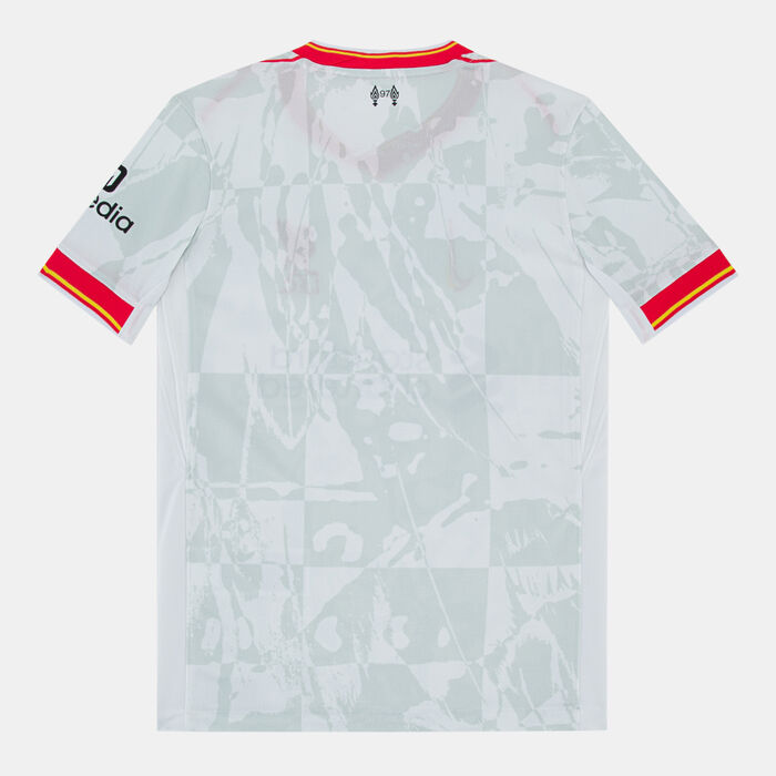 Nike Kids' Liverpool 24/25 Stadium Third Replica Football Jersey White Nike Kids' Liverpool 24/25 Stadium Third Replica Football Jersey White image number 1