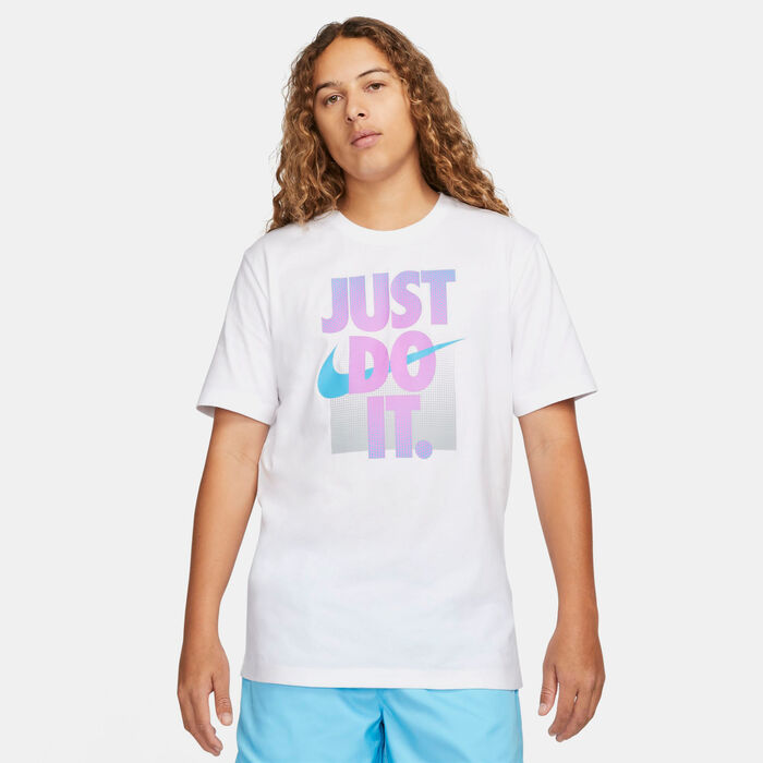 Nike Men's Sportswear Just Do It T-Shirt White Nike Men's Sportswear Just Do It T-Shirt White image number 0