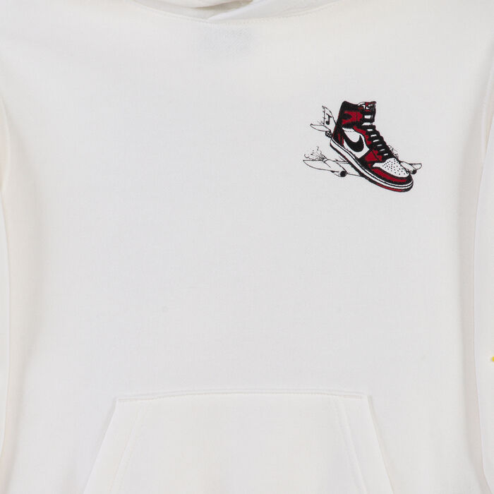 Jordan Kids' Air Jordan Has Landed Hoodie yellow Jordan Kids' Air Jordan Has Landed Hoodie yellow image number 2