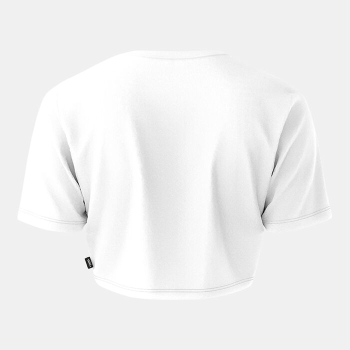 Vans Women's Flying V Crop Top White image number 1