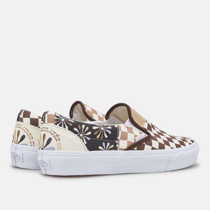 Vans Divine Classic Slip-On Patchwork Unisex Shoe Brown image number 2