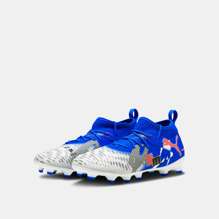 PUMA Kids' FUTURE 8 Match Forever Multi-Ground Football Shoes Blue PUMA Kids' FUTURE 8 Match Forever Multi-Ground Football Shoes Blue image number 1